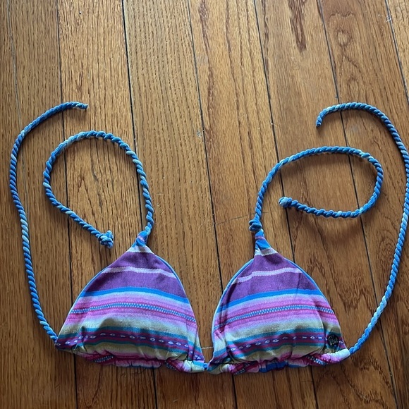 2 Billabong Boho Retro reversible Bikinis  Tribal Tie Dye Surfer 1973 Australian - Picture 7 of 9